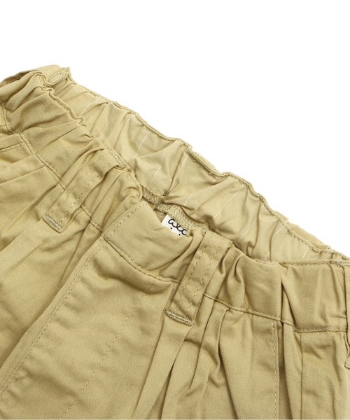 apres les cours（アプレレクール）の「ストレート長パンツ 9分丈（その他パンツ・キッズ・カーキ/ベージュ・110/130/90/120/100/140/80）」の5枚目の写真