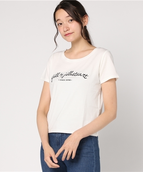 JILL by JILL STUART（ジルバイジルスチュアート）の「RIBBON LOGO（Tシャツ/カットソー・レディース・ホワイト/ベージュ/グレー系その他・FREE）」の11枚目の写真