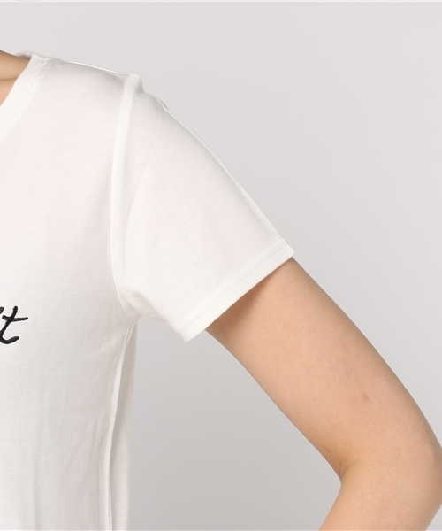 JILL by JILL STUART（ジルバイジルスチュアート）の「RIBBON LOGO（Tシャツ/カットソー・レディース・ホワイト/ベージュ/グレー系その他・FREE）」の8枚目の写真