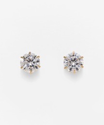 BLOOM（ブルーム）の「K10 イエローゴールド キュービックジルコニア  ピアス（M） BLOOM/ブルーム（ピアス（両耳用））」