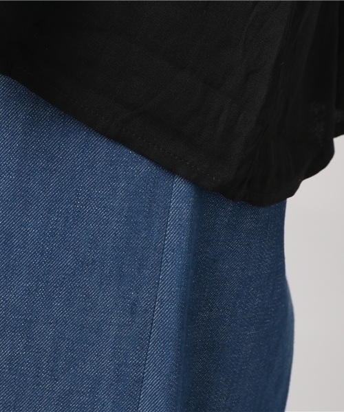 MERLOT（メルロー）の「タッセルチロリアン刺繍バルーンスリーブブラウス1122（シャツ/ブラウス・レディース・オフホワイト/ブラック/キャメル・FREE）」の9枚目の写真