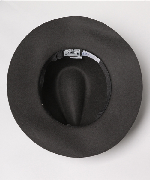 BRONTE(ブロンテ)の「BRONTE ウールフェルト中折れハット(ハット・レディース・グレー/ブラウン・57)」の5枚目の写真