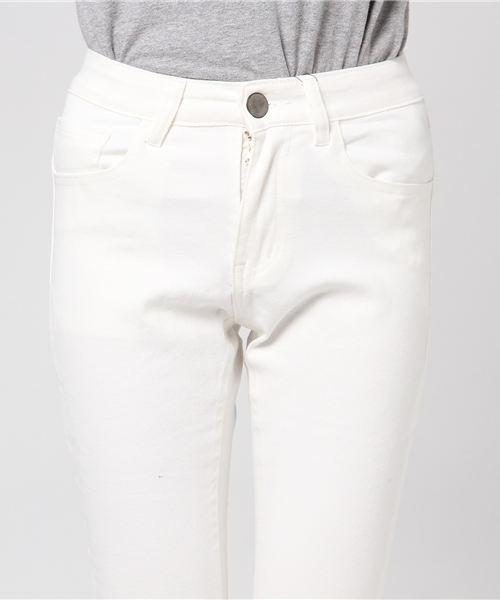 KOBE LETTUCE（コウベレタス）の「ストレッチフィットカラースキニーパンツ（その他パンツ・レディース・ネイビー/ボルドー/ブラック/キャメル/ブラウン/オフホワイト/ベージュ/レッド/グレー・LL/L/SS/M/S）」の17枚目の写真