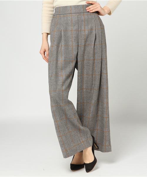 RIVE DROITE（リヴドロワ）の「サキソニーグレンチェックワイドパンツ（その他パンツ・レディース・ブラック/レッド/イエロー・FREE）」の15枚目の写真