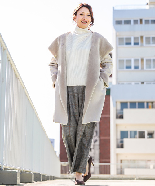 RIVE DROITE（リヴドロワ）の「サキソニーグレンチェックワイドパンツ（その他パンツ・レディース・ブラック/レッド/イエロー・FREE）」の12枚目の写真