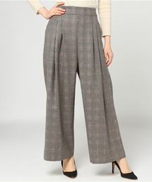 RIVE DROITE | サキソニーグレンチェックワイドパンツ(その他パンツ)