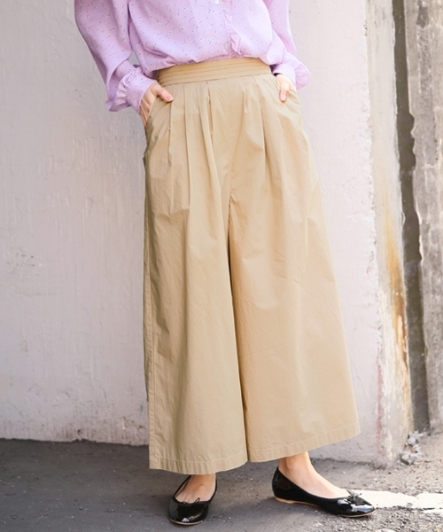 LOWRYS FARM（ローリーズファーム）の「タイプライタースカンツ  784287 （その他パンツ・レディース・ブラック/ベージュ/グリーン/ストライプ・SMALL/MEDIUM/LARGE/X-LARGE）」の3枚目の写真