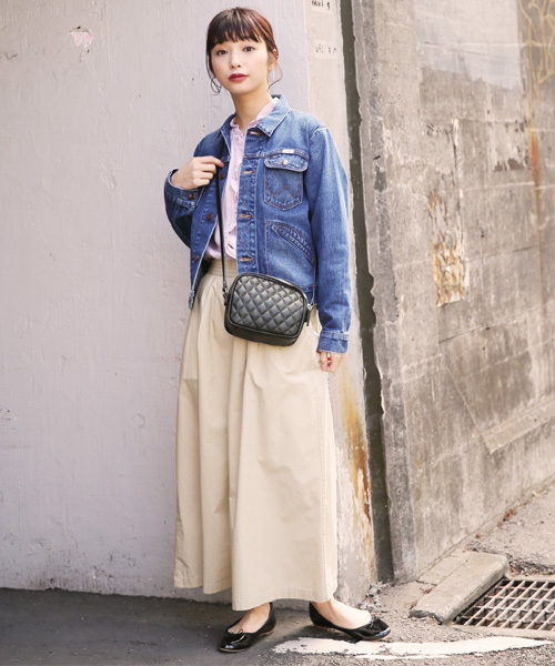 LOWRYS FARM（ローリーズファーム）の「タイプライタースカンツ  784287 （その他パンツ・レディース・ブラック/ベージュ/グリーン/ストライプ・SMALL/MEDIUM/LARGE/X-LARGE）」の18枚目の写真