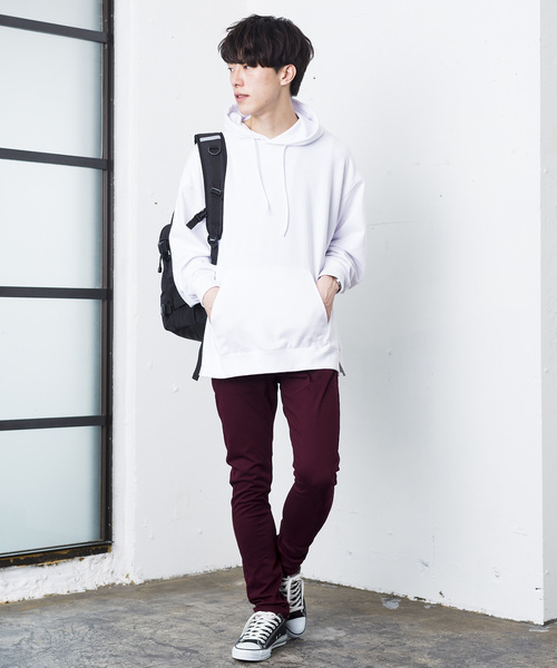 WEGO（ウィゴー）の「WEGO/ワンダーシェイプスキニーパンツ（チノパンツ・メンズ・ブラック/ベージュ/ワイン・SMALL/MEDIUM/LARGE）」の16枚目の写真