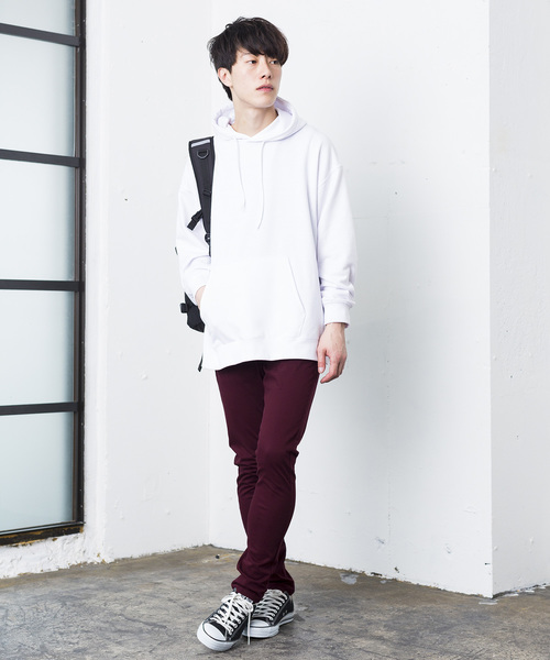 WEGO（ウィゴー）の「WEGO/ワンダーシェイプスキニーパンツ（チノパンツ・メンズ・ブラック/ベージュ/ワイン・SMALL/MEDIUM/LARGE）」の17枚目の写真