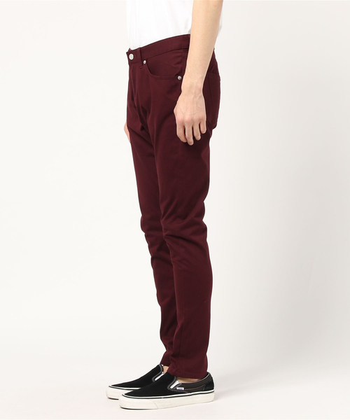 WEGO（ウィゴー）の「WEGO/ワンダーシェイプスキニーパンツ（チノパンツ・メンズ・ブラック/ベージュ/ワイン・SMALL/MEDIUM/LARGE）」の4枚目の写真