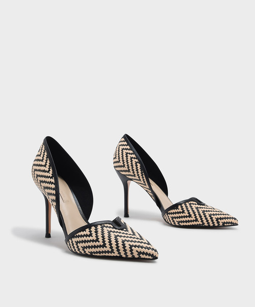 CHARLES & KEITH（チャールズ & キース）の「ポインテッドオルセースティレット / POINTED D'ORSAY STILETTOS（パンプス・レディース・ベージュ/ピンク/マスタード・22.5cm/23.5cm/23cm/24.5cm/25.5cm/25cm）」の4枚目の写真