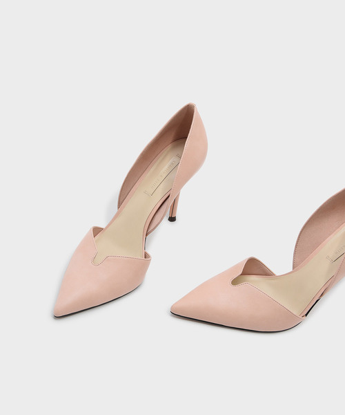 CHARLES & KEITH（チャールズ & キース）の「ポインテッドオルセースティレット / POINTED D'ORSAY STILETTOS（パンプス・レディース・ベージュ/ピンク/マスタード・22.5cm/23.5cm/23cm/24.5cm/25.5cm/25cm）」の12枚目の写真