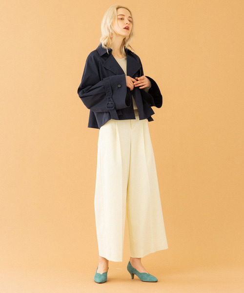 UNITED TOKYO（ユナイテッドトウキョウ）の「マルチウェイトレンチコート（トレンチコート・レディース・ネイビー/ベージュ・1）」の5枚目の写真