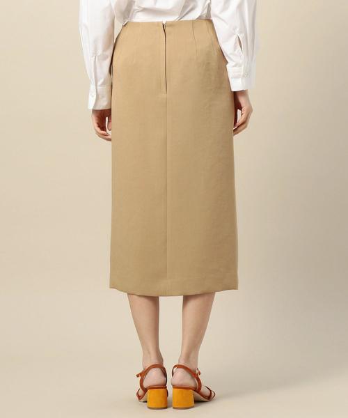 BEAUTY&YOUTH UNITED ARROWS(ビューティーアンドユースユナイテッドアローズ)の「BY スリットミドルタイトスカート -手洗い可能- o(スカート・レディース・ベージュ/ブラック/レッド・SMALL/MEDIUM)」の7枚目の写真