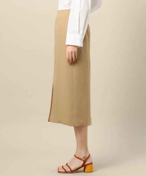BEAUTY&YOUTH UNITED ARROWS(ビューティーアンドユースユナイテッドアローズ)の「BY スリットミドルタイトスカート -手洗い可能- o(スカート・レディース・ベージュ/ブラック/レッド・SMALL/MEDIUM)」の5枚目の写真