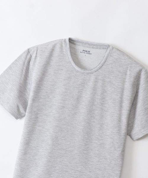 POLO RALPH LAUREN(ポロ ラルフ ローレン)の「【POLO RALPH LAUREN】ショートスリーブ MINI TERRY クルー(インナーウェア/肌着・メンズ・ヘザーグレー/ブラック/ネイビー・XX-LARGE/XXX-LARGE)」の9枚目の写真