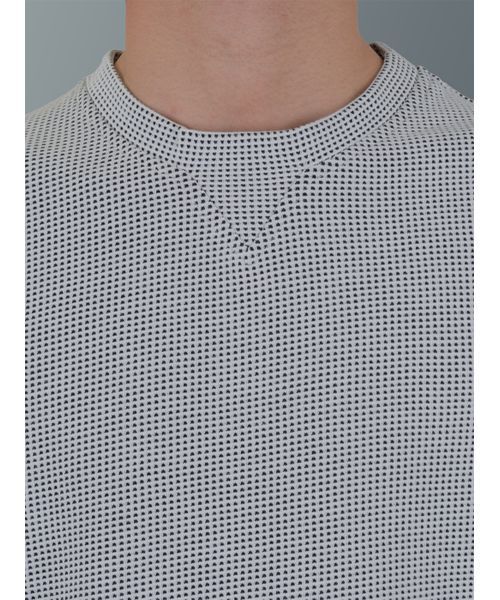 REGIEVO（レジエボ）の「【REGIEVO】ボックス型ビッグシルエット半袖ニットソーTシャツ ユニセックス（Tシャツ/カットソー・メンズ・ブラック/ライトグレー・LARGE/MEDIUM/SMALL）」の11枚目の写真