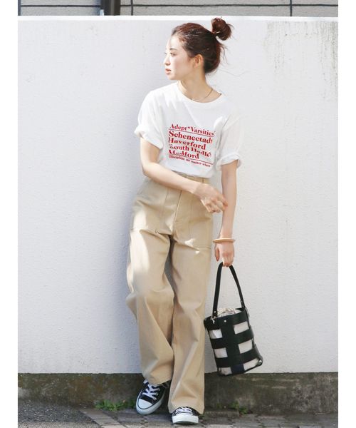 Ungrid(アングリッド)の「ウォッシュベイカーパンツ(その他パンツ・レディース・ベージュ/カーキ・SMALL/MEDIUM)」の15枚目の写真