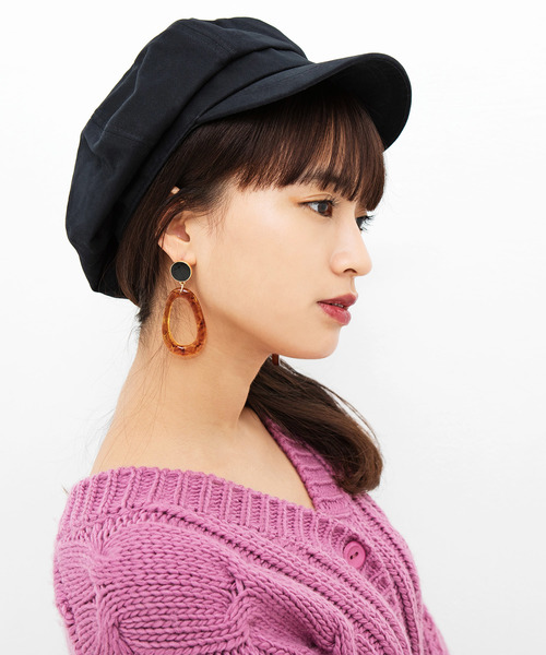 WEGO（ウィゴー）の「WEGO/ボリュームキャスケット（キャスケット・レディース・ブラック/ベージュ/その他1/ブラック系その他/その他2・FREE）」の9枚目の写真