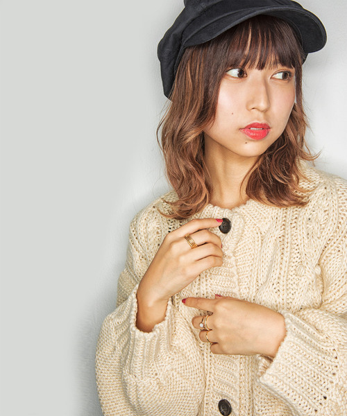 WEGO（ウィゴー）の「WEGO/ボリュームキャスケット（キャスケット・レディース・ブラック/ベージュ/その他1/ブラック系その他/その他2・FREE）」の16枚目の写真