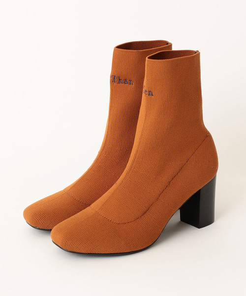 NINE（ナイン）の「ソックスニットブーツ（ブーツ・レディース・ブラック/オレンジ/ブルー・S/M/L）」の3枚目の写真