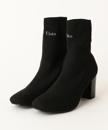 NINE | ソックスニットブーツ(ブーツ)