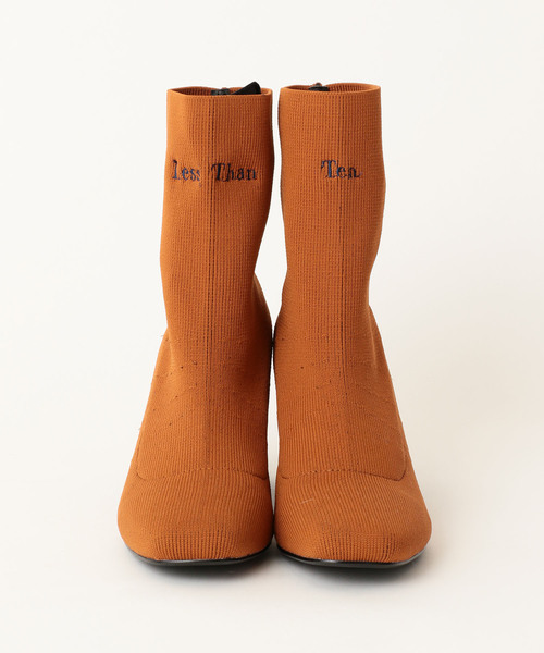 NINE（ナイン）の「ソックスニットブーツ（ブーツ・レディース・ブラック/オレンジ/ブルー・S/M/L）」の8枚目の写真