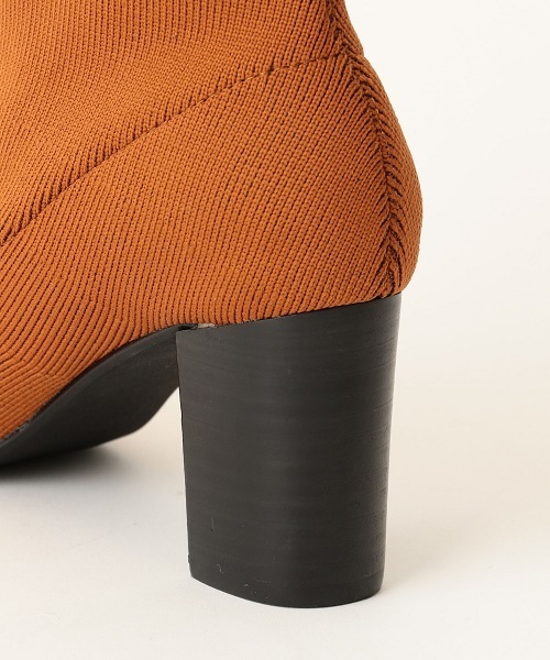 NINE（ナイン）の「ソックスニットブーツ（ブーツ・レディース・ブラック/オレンジ/ブルー・S/M/L）」の15枚目の写真