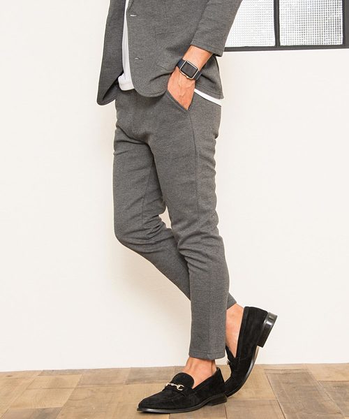Vicci(ビッチ)の「『vicci/ヴィッチ』カルゼテーラードジャケット&パンツ【上下セットアップ】(セットアップ・メンズ・ブラック/チャコール/ネイビー/グレー・M/L/XL)」の6枚目の写真
