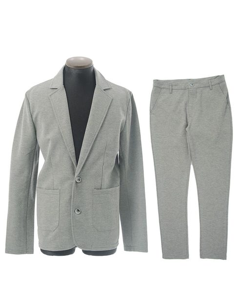 Vicci(ビッチ)の「『vicci/ヴィッチ』カルゼテーラードジャケット&パンツ【上下セットアップ】(セットアップ・メンズ・ブラック/チャコール/ネイビー/グレー・M/L/XL)」の14枚目の写真