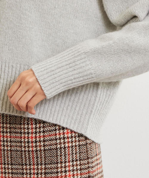 green label relaxing（グリーンレーベルリラクシング）の「FM テンジク ワイド カーディガン ◆（カーディガン/ボレロ・レディース・ライトグレー/ネイビー/ターコイズブルー・FREE）」の9枚目の写真