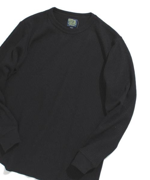 【M】BEPE エイプ サーマル ロンT ワッフル 長袖カットソー 黒 ☆【M】BAPE エイプ サーマル ロンT ワッフル 長袖カットソー 黒