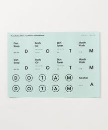 sarasa design | b2c PETポンプ専用ラベルシール キッチン・パウダー用｜タイポ＆メモタイプ(ステッカー/テープ)