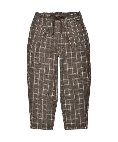 MinoriTY（マイノリティ）の「グレンチェックワイドパンツ/ウールタッチ（その他パンツ・メンズ・ベージュ/グレー・M/L）」の9枚目の写真