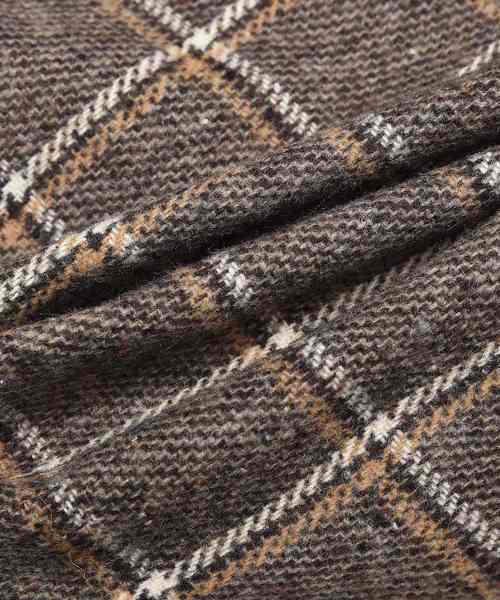 MinoriTY（マイノリティ）の「グレンチェックワイドパンツ/ウールタッチ（その他パンツ・メンズ・ベージュ/グレー・M/L）」の11枚目の写真