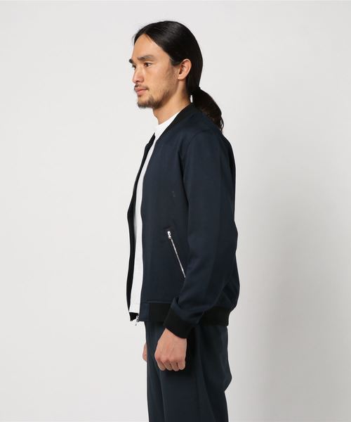 Confirm(コンファーム)の「Confirm / コンファーム カチオンリブブルゾン(MA-1・メンズ・ブラック/ベージュ/ネイビー/グレー・M/L)」の6枚目の写真