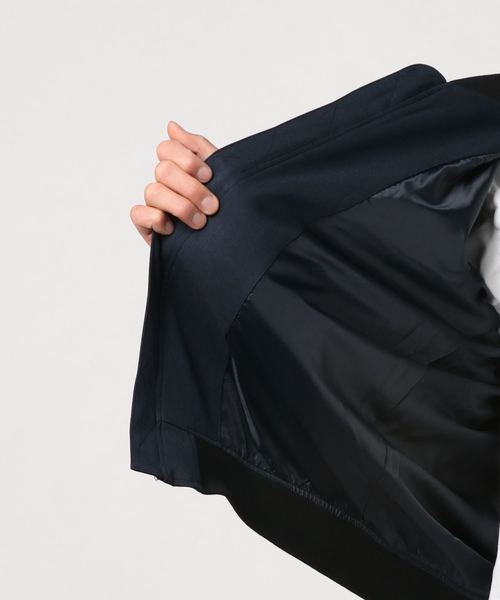 Confirm(コンファーム)の「Confirm / コンファーム カチオンリブブルゾン(MA-1・メンズ・ブラック/ベージュ/ネイビー/グレー・M/L)」の8枚目の写真