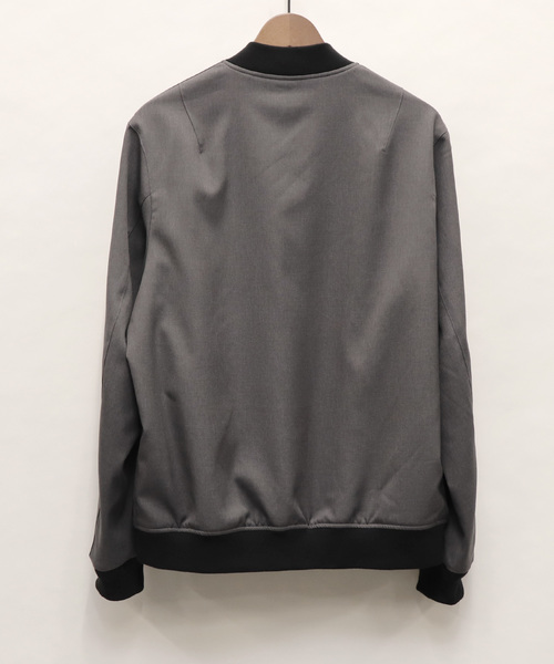Confirm(コンファーム)の「Confirm / コンファーム カチオンリブブルゾン(MA-1・メンズ・ブラック/ベージュ/ネイビー/グレー・M/L)」の12枚目の写真