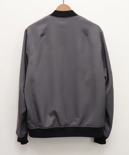 Confirm(コンファーム)の「Confirm / コンファーム カチオンリブブルゾン(MA-1・メンズ・ブラック/ベージュ/ネイビー/グレー・M/L)」の14枚目の写真