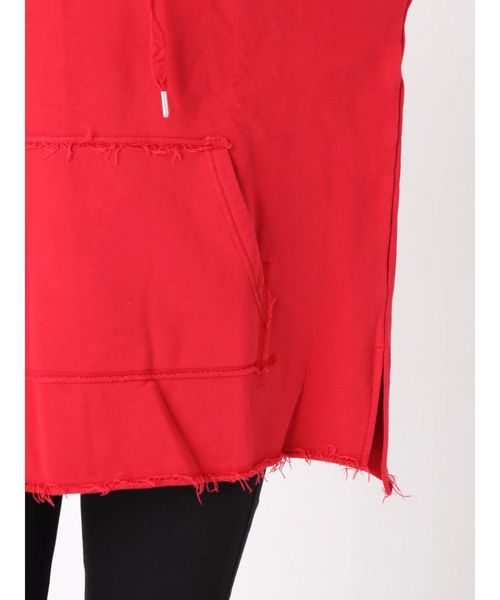 jouetie（ジュエティ）の「スリットBIGフーディー（パーカー・レディース・アイボリー/ブラック/レッド/ライトブルー・MEDIUM）」の22枚目の写真