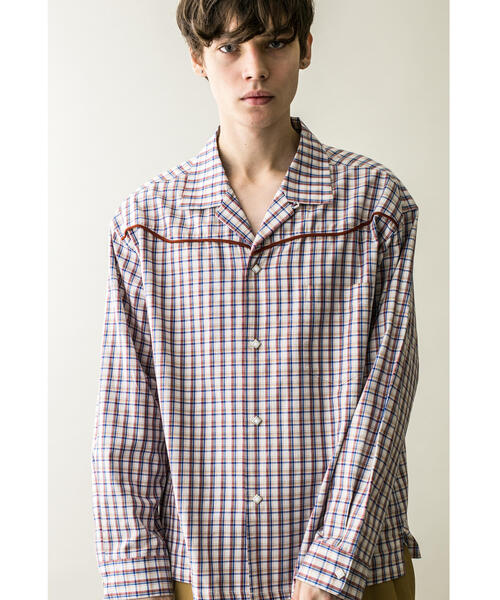 MONKEY TIME(モンキータイム)の「<monkey time> TARTAN CHECK WESTERN OPEN SHIRT/ウエスタンシャツ(シャツ/ブラウス・メンズ・ケリー/ピンク・M/XL/S/L)」の20枚目の写真