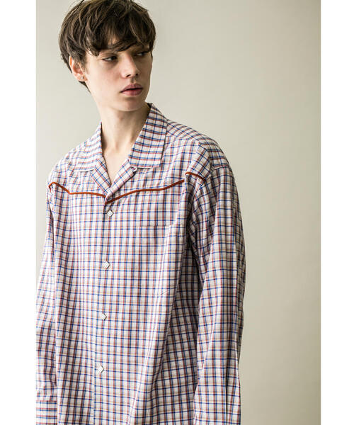 MONKEY TIME(モンキータイム)の「<monkey time> TARTAN CHECK WESTERN OPEN SHIRT/ウエスタンシャツ(シャツ/ブラウス・メンズ・ケリー/ピンク・M/XL/S/L)」の12枚目の写真