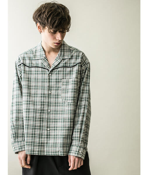 MONKEY TIME(モンキータイム)の「<monkey time> TARTAN CHECK WESTERN OPEN SHIRT/ウエスタンシャツ(シャツ/ブラウス・メンズ・ケリー/ピンク・M/XL/S/L)」の6枚目の写真