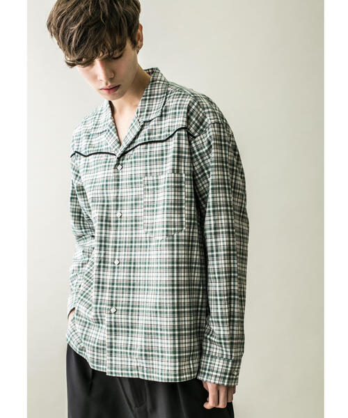 MONKEY TIME(モンキータイム)の「<monkey time> TARTAN CHECK WESTERN OPEN SHIRT/ウエスタンシャツ(シャツ/ブラウス・メンズ・ケリー/ピンク・M/XL/S/L)」の7枚目の写真