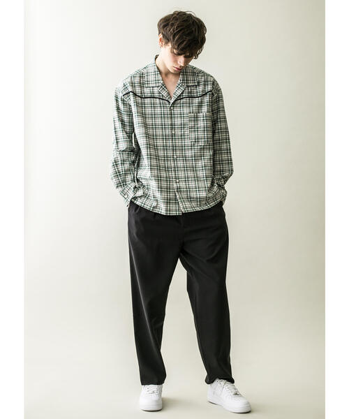 MONKEY TIME(モンキータイム)の「<monkey time> TARTAN CHECK WESTERN OPEN SHIRT/ウエスタンシャツ(シャツ/ブラウス・メンズ・ケリー/ピンク・M/XL/S/L)」の3枚目の写真