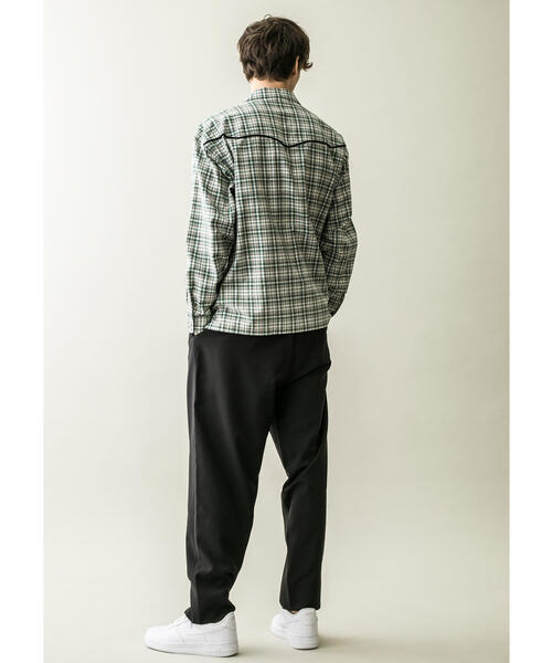 MONKEY TIME(モンキータイム)の「<monkey time> TARTAN CHECK WESTERN OPEN SHIRT/ウエスタンシャツ(シャツ/ブラウス・メンズ・ケリー/ピンク・M/XL/S/L)」の5枚目の写真