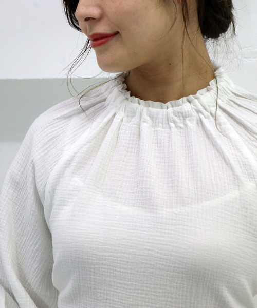 s.t.closet frabjous（エスティクローゼットフラブジャス）の「【s.t.closet frabjous/エスティ・クローゼット・フラブジャス】『着る保湿クリーム』つぼみワンピース（ワンピース・レディース・ホワイト/ブラック・FREE）」の12枚目の写真