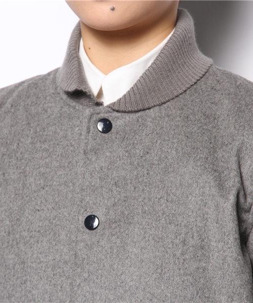 BEAMS BOY スタジャン ウール・レザー 1988年復刻デザイン】Super140's ウールスタジャン＜数量限定