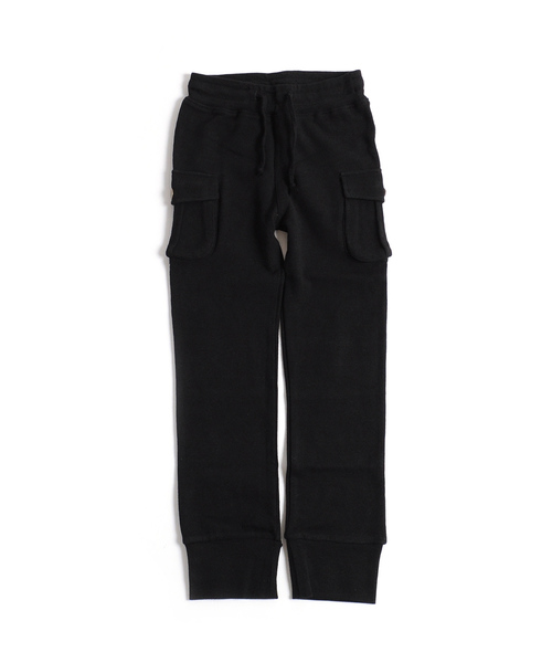 S&H（エスアンドエイチ）の「スリムフィット・ストレッチカーゴパンツ（その他パンツ・キッズ・チャコールグレー/ブラック/ダークグリーン/ネイビー/グレー/カーキ/ロイヤルブルー・90cm/130cm/140cm/150cm/160cm/80ｃｍ/95cm/100cm/120cm/110cm）」の2枚目の写真